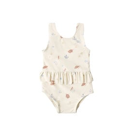 Rylee + Cru LLC Rylee + Cru Swim Skirted One-Piece - Aquatic