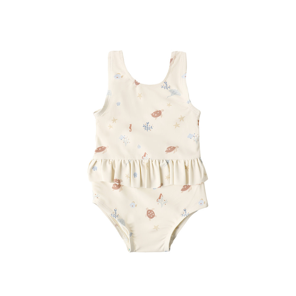Rylee + Cru Swim Skirted One-Piece - Aquatic