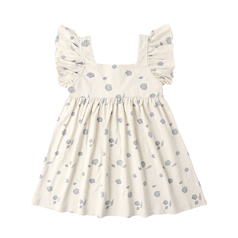 Rylee + Cru Mariposa Dress - Seashells