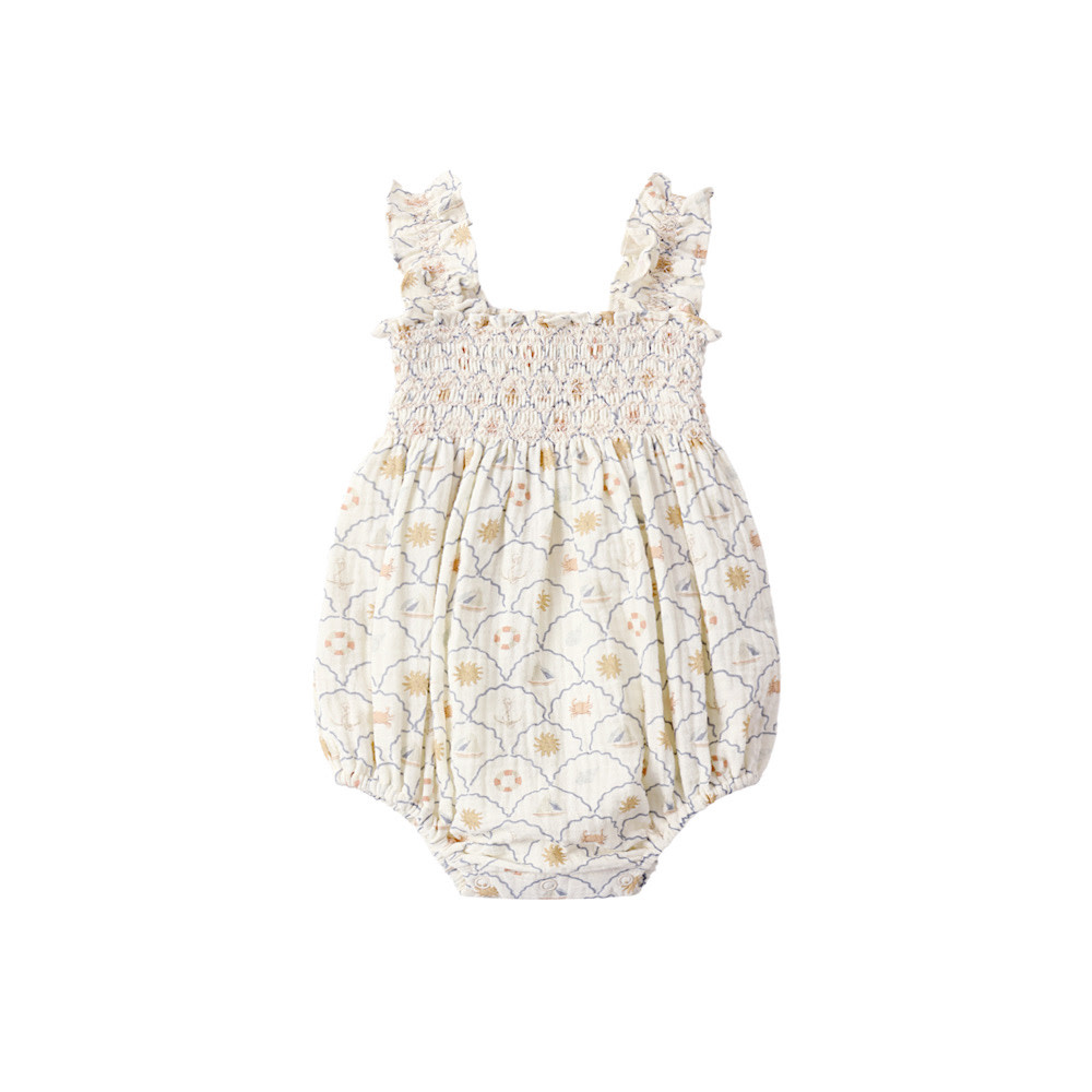 Rylee + Cru LLC Rylee + Cru Julia Romper - Nautical Suns