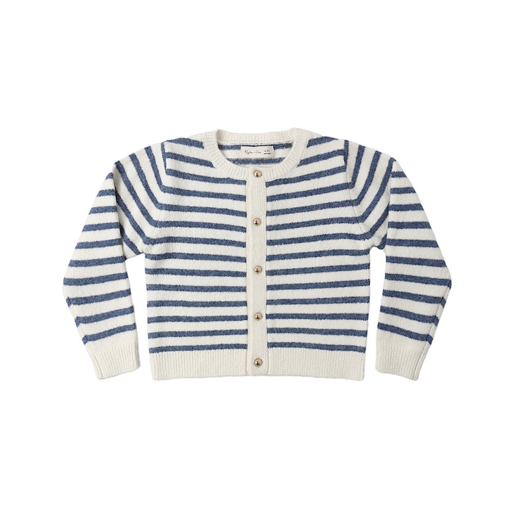 Rylee + Cru Classic Cardigan - Maritime Stripe
