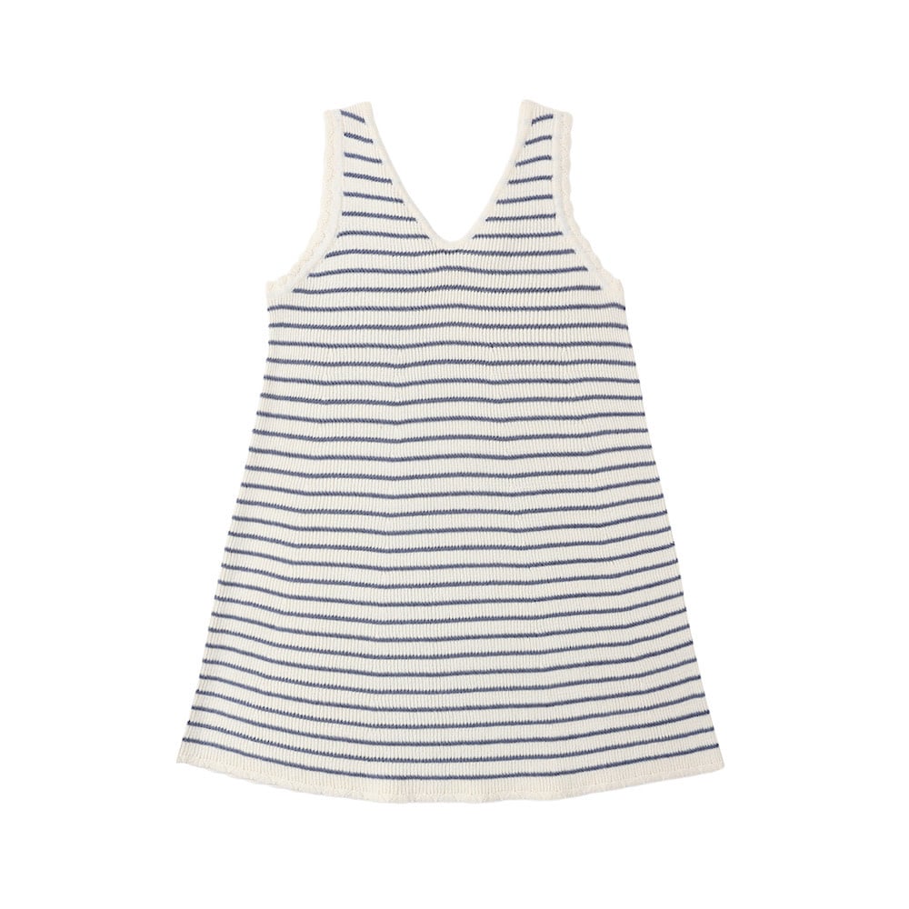 Rylee + Cru LLC Rylee + Cru Crochet Tank Mini Dress - Marine Stripe