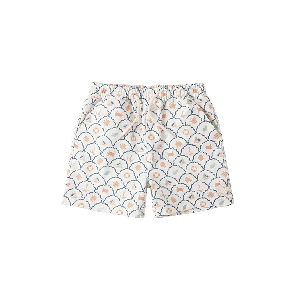 Rylee + Cru Swim Boardshort - Nautical Suns