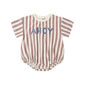 Rylee + Cru LLC Rylee + Cru Relaxed Bubble Romper - Ahoy
