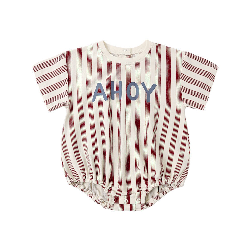 Rylee + Cru Relaxed Bubble Romper - Ahoy