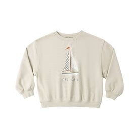 Rylee + Cru LLC Rylee + Cru Oversized Sweatshirt - Set Sail