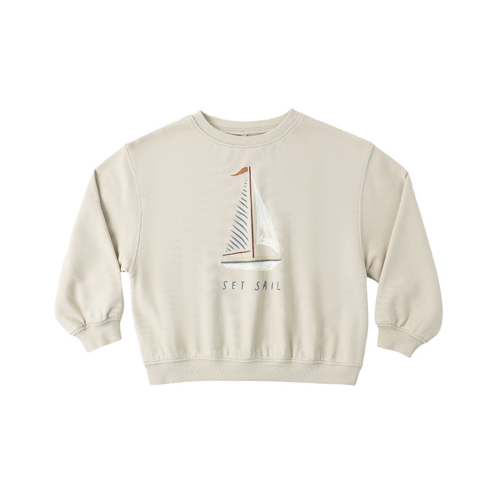 Rylee + Cru LLC Rylee + Cru Oversized Sweatshirt - Set Sail