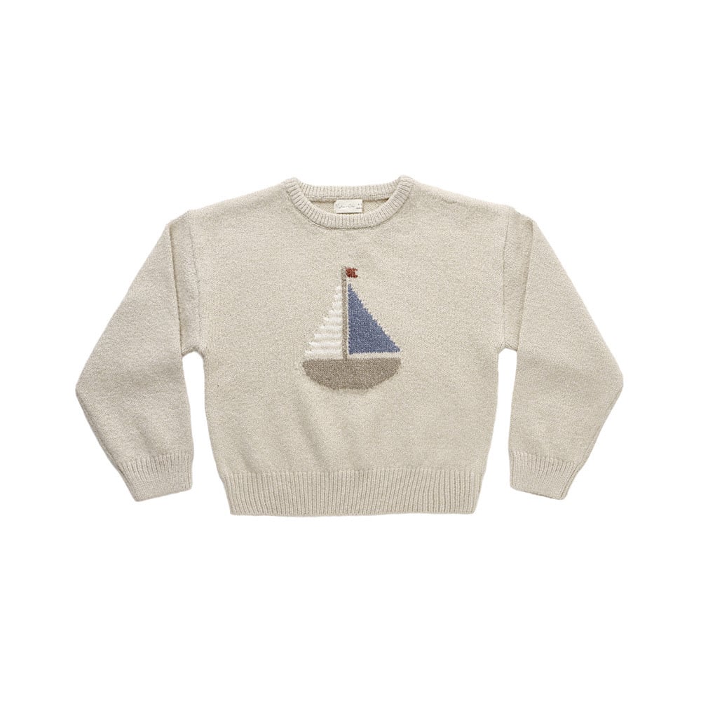 Rylee + Cru Aspen Sweater - Sailboat