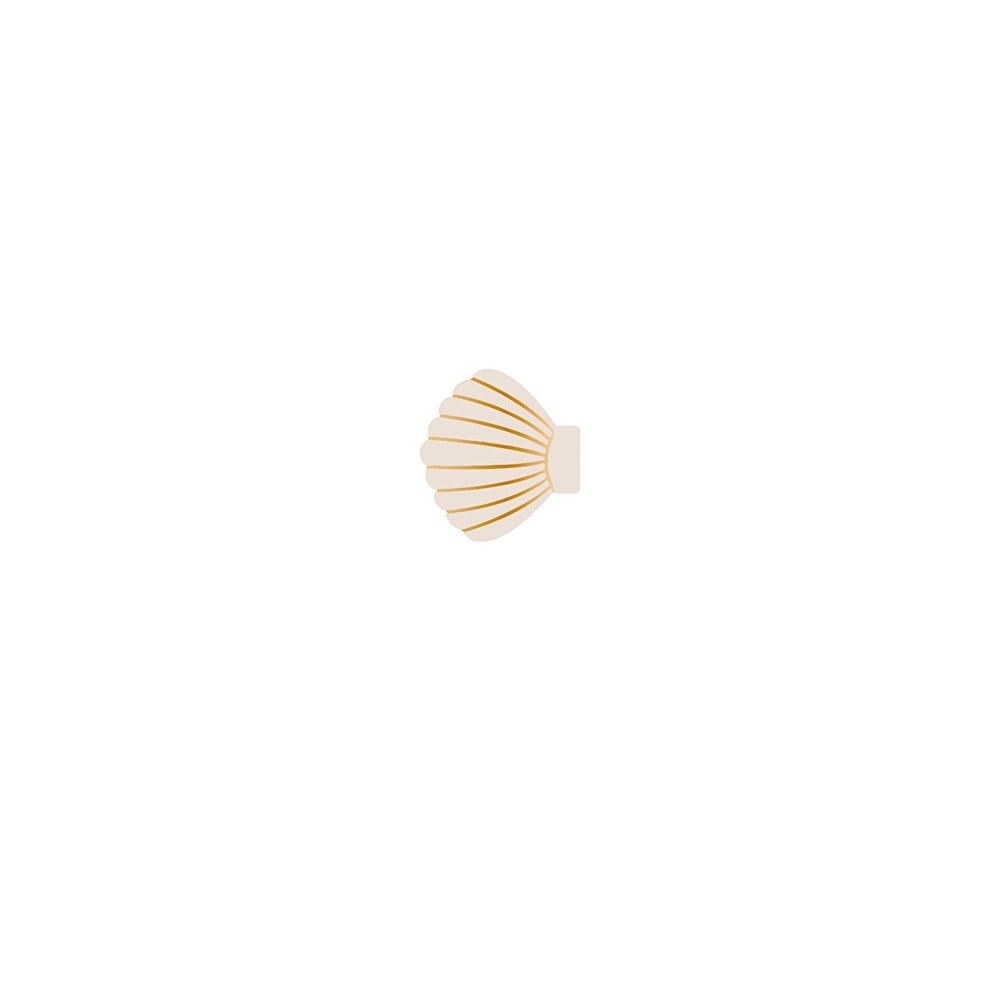 Rylee + Cru Shell Clip Set - Seafoam/Natural
