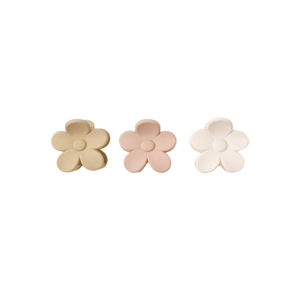 Rylee + Cru Flower Clip Set - Butterscotch/Blush/Ivory