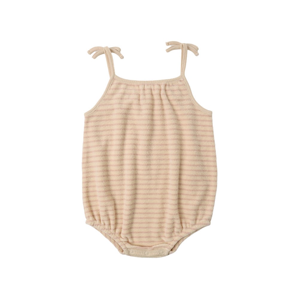 Rylee + Cru Nala Romper - Pink Stripe