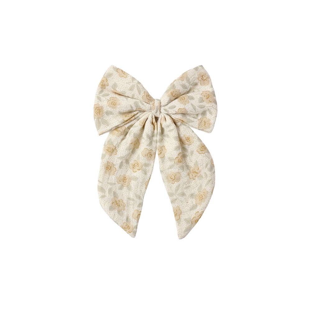 Rylee + Cru LLC Rylee + Cru Oversized Bow - Yellow Floral