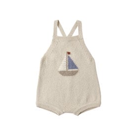 Rylee + Cru LLC Rylee + Cru Fisher Romper - Sailboat