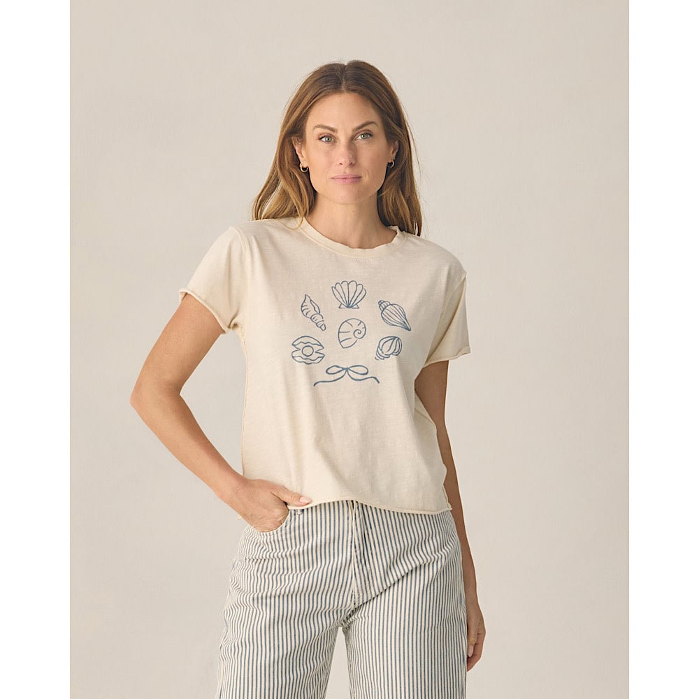 Rylee + Cru Women's Vintage Tee - Seashells