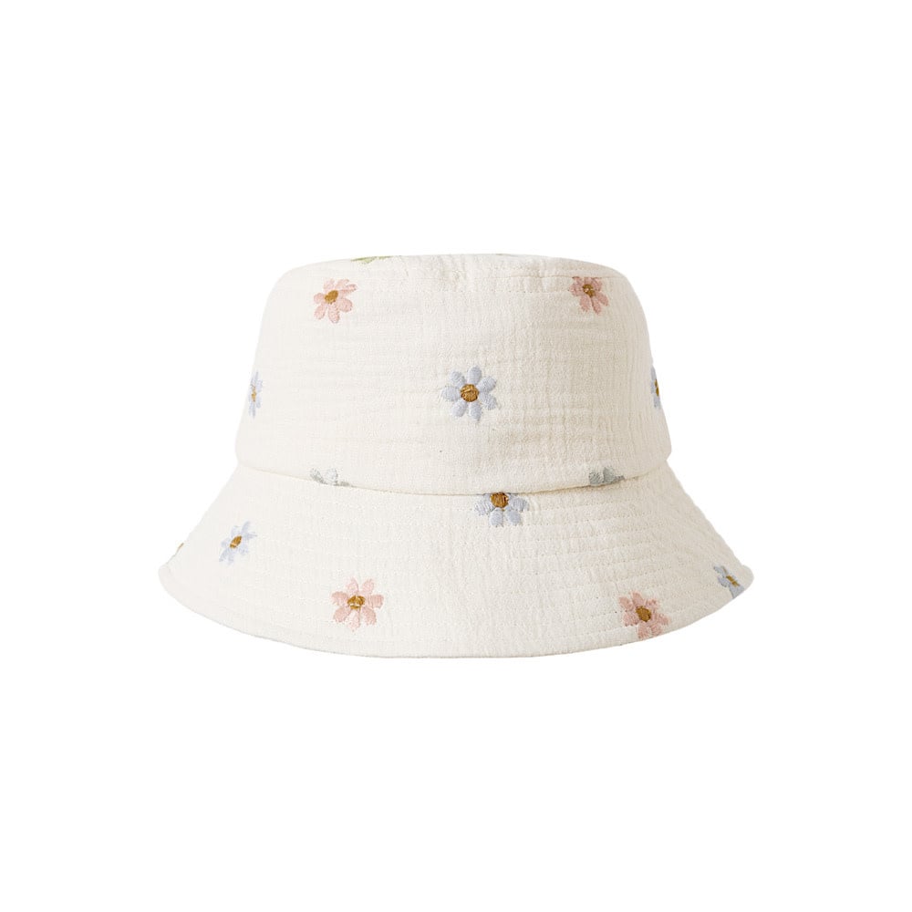 Rylee + Cru LLC Rylee + Cru Adult Bucket Hat - Embroidered Daisies