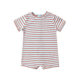 Rylee + Cru LLC Rylee + Cru Swim Shorty One-Piece - Americana Stripe