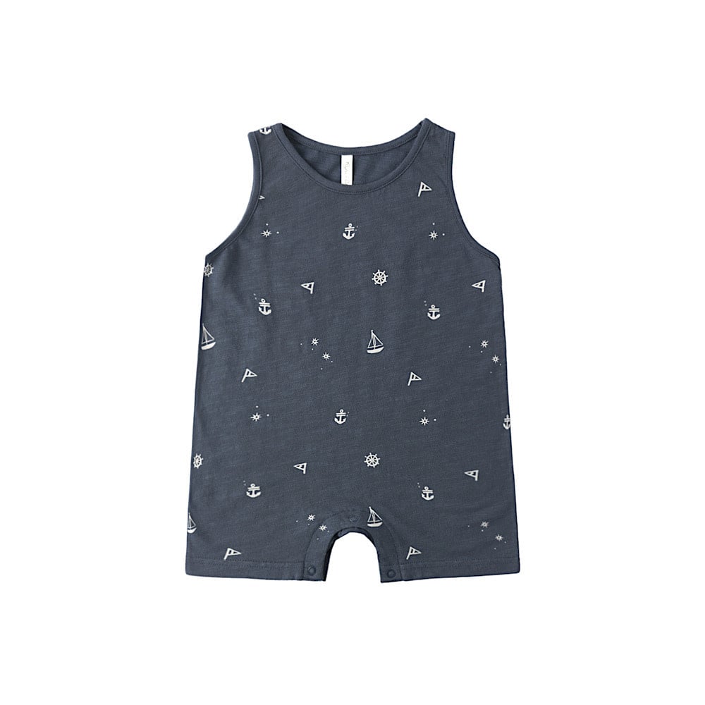 Rylee + Cru LLC Rylee + Cru Sleeveless One-Piece - Maritime