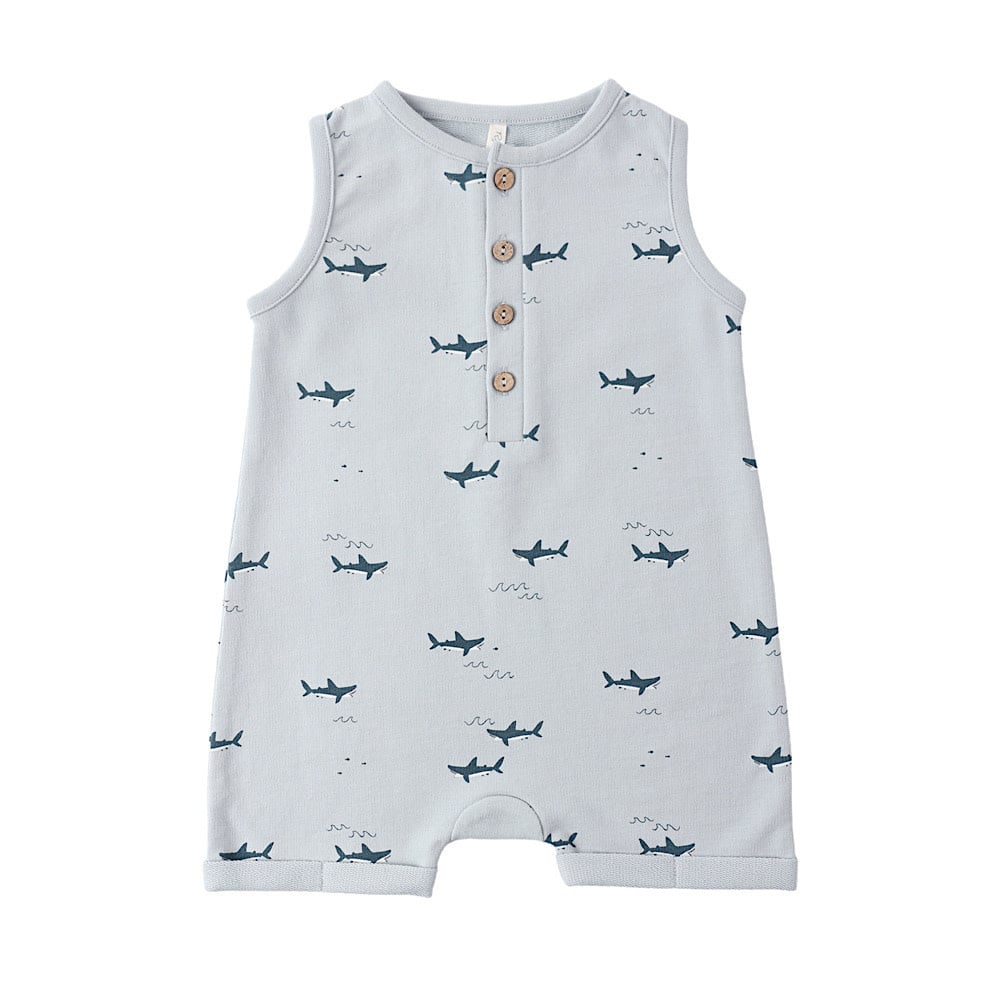 Rylee + Cru Davis Romper - Sharks