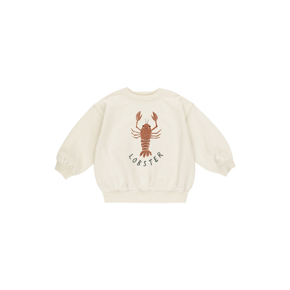 Rylee + Cru LLC Rylee + Cru Sweatshirt - Lobster
