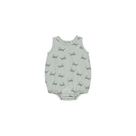 Rylee + Cru LLC Rylee + Cru Bubble Onesie - Whales