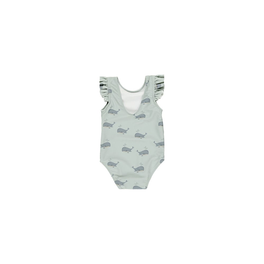 Rylee + Cru Swim Scoop Back Onepiece - Whales
