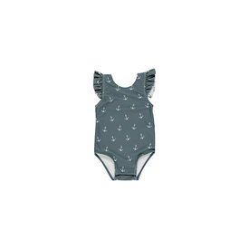 Rylee + Cru LLC Rylee + Cru Swim Scoop Back Onepiece - Anchors