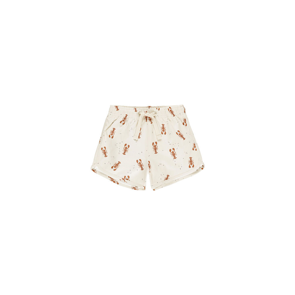 Rylee + Cru LLC Rylee + Cru Swim Trunks - Lobster