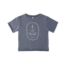 Rylee + Cru LLC Rylee + Cru Raw Edge Tee - Beach Days