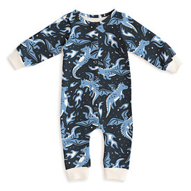 Winter Water Factory Winter Water Factory French Terry Jumpsuit - Dragons Navy