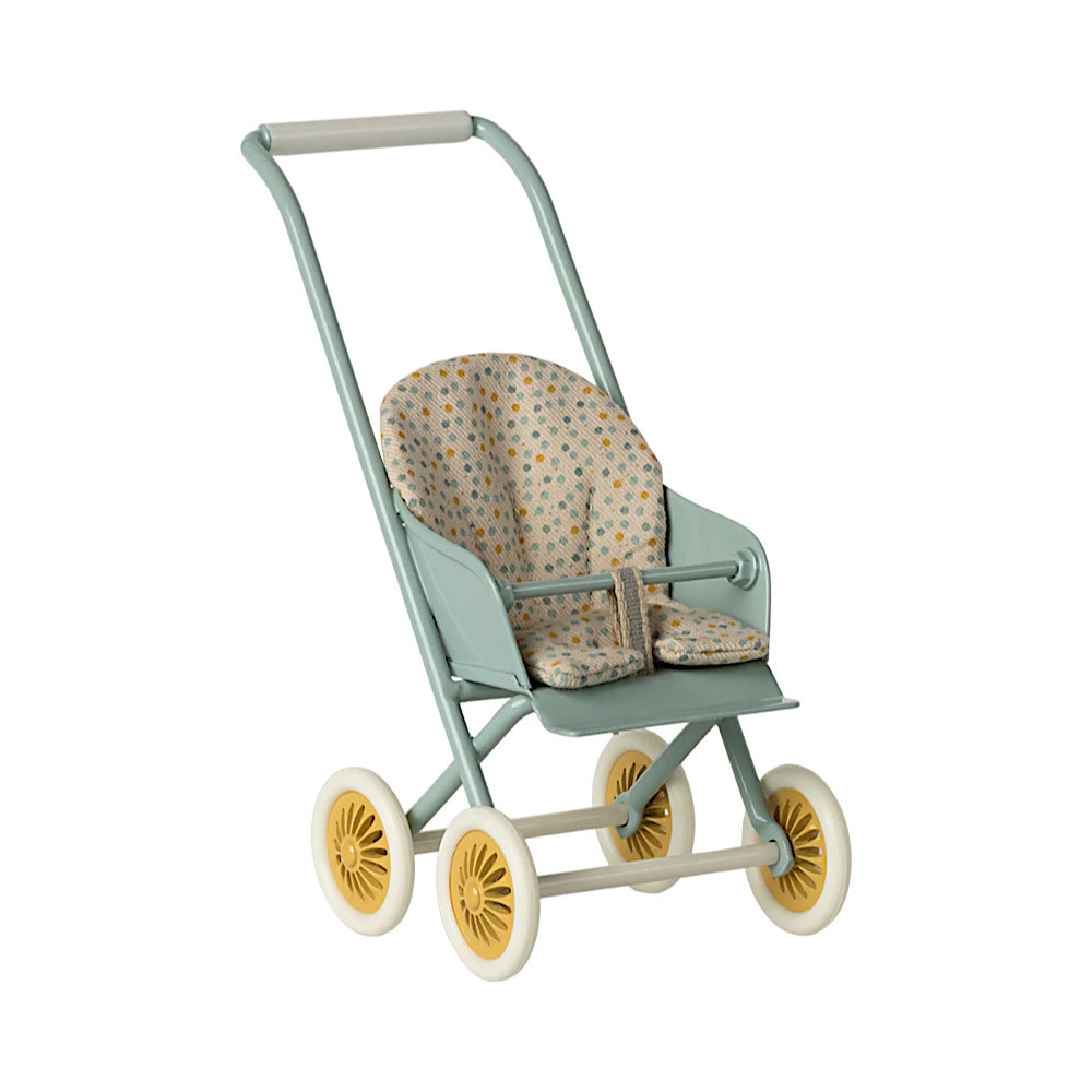 Maileg Micro Stroller - Mint