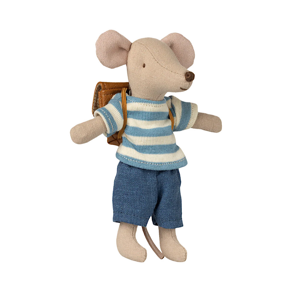 Maileg Maileg Big Sister Mouse - Tricycle - Brown Bag