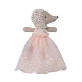 Maileg Maileg Sleepy Wakey Baby Mouse - Powder Gown