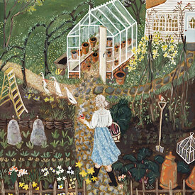 Lore Pemberton Loré Pemberton Lady of the Garden Art Print - 8 x 10