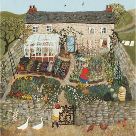 Lore Pemberton Loré Pemberton The Walled Garden Art Print - 8 x 8