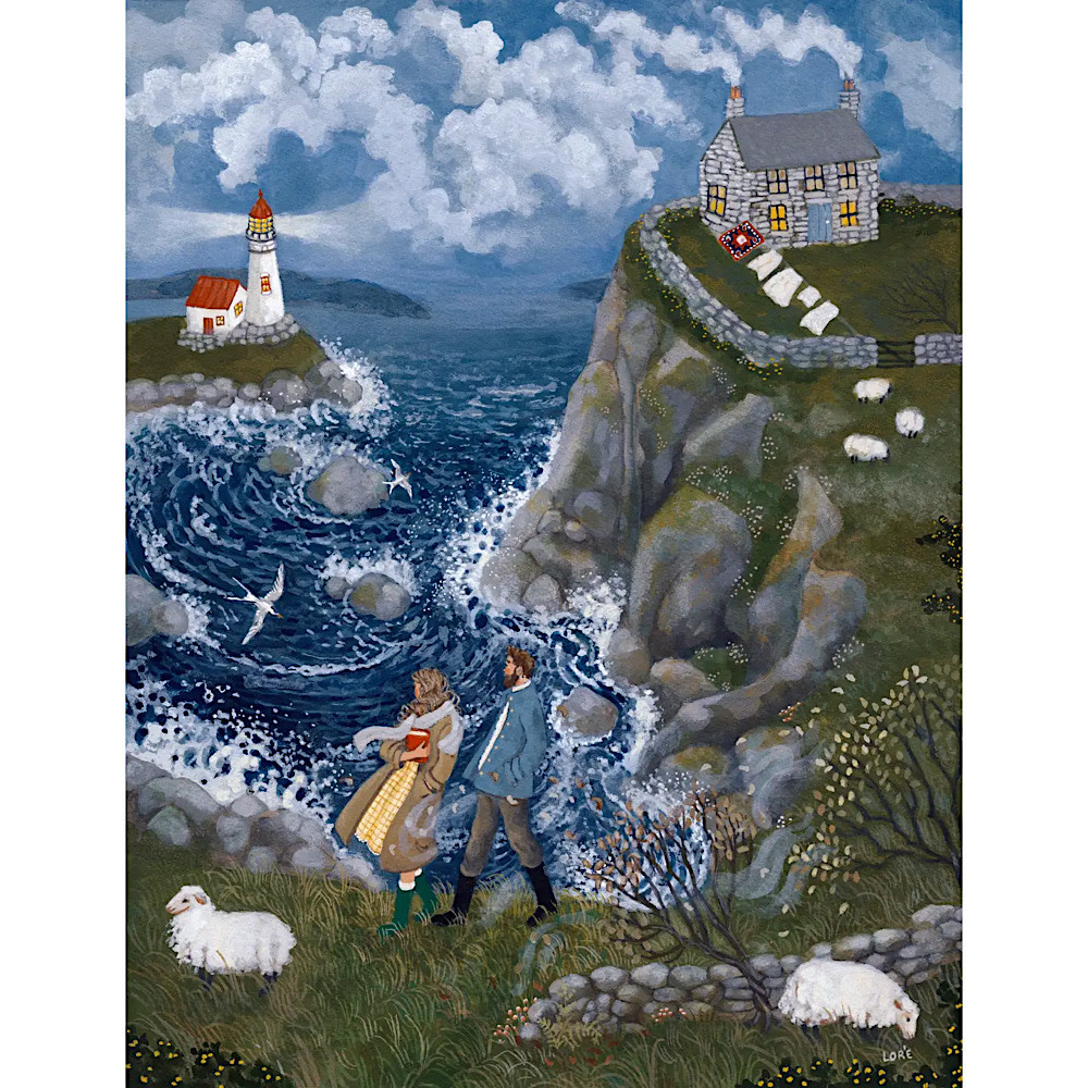 Lore Pemberton Loré Pemberton Wind Ridge Cottage Art Print - 8 x 10