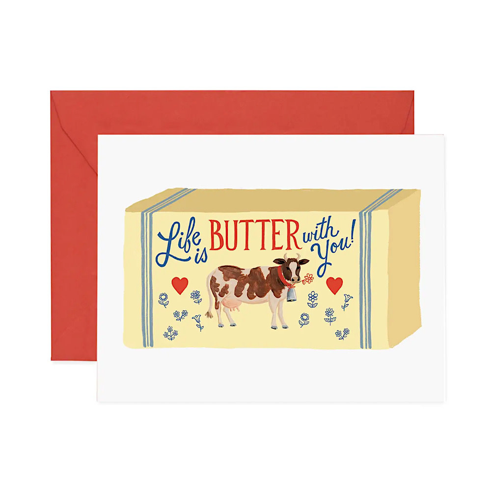 Rifle Paper Co. Life is Butter with You Card