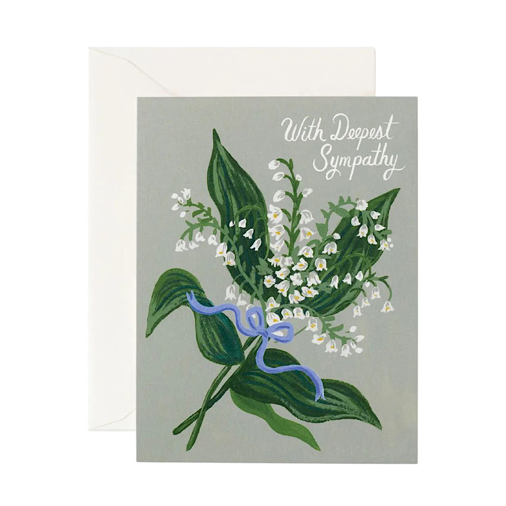 Rifle Paper Co. - Lily of the Valley Sympathy Card
