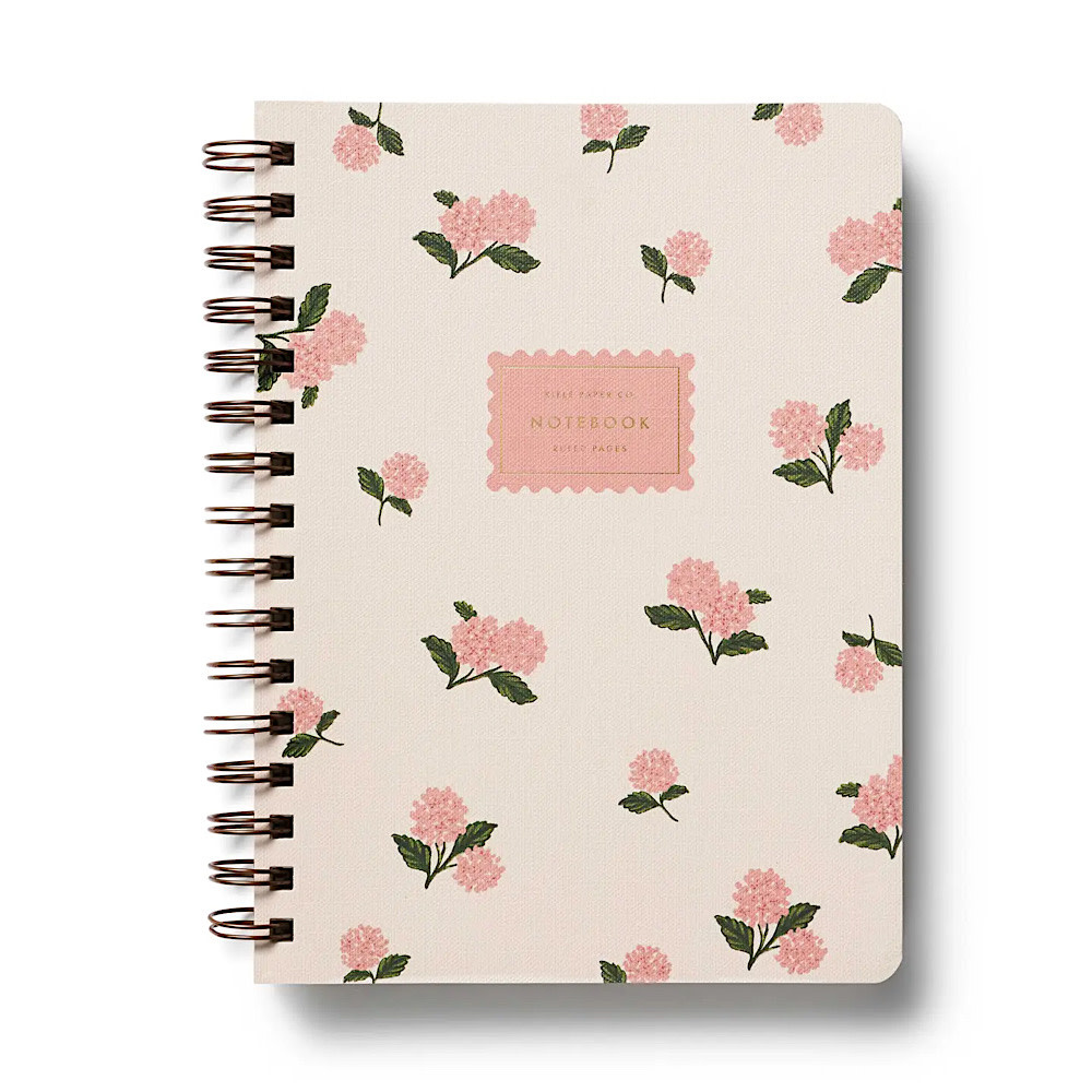 Rifle Paper Co. Rifle Paper Co. - Spiral Notebook - Pink Hydrangea