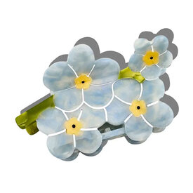 Solar Eclipse Claw Hair Clip - Forget-Me-Not