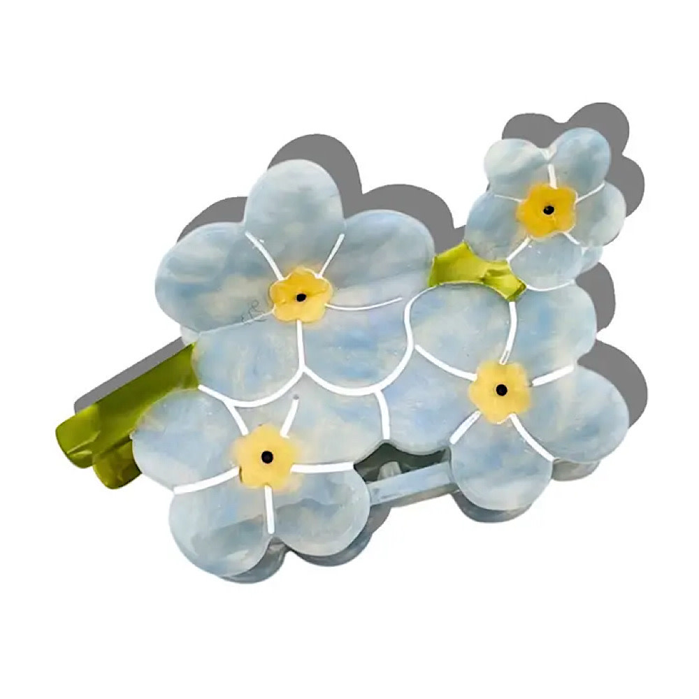 Solar Eclipse Solar Eclipse Claw Hair Clip - Forget-Me-Not
