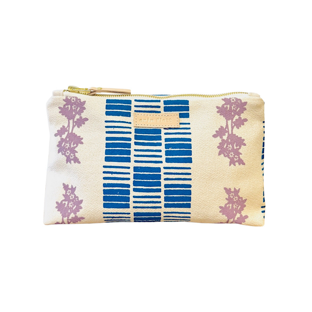 Erin Flett Erin Flett Laura Pouch - Geo Daisy - Blue/Purple