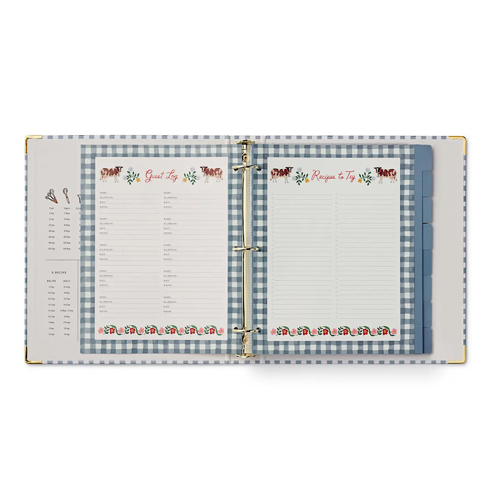 Rifle Paper Co. Recipe Binder - Home Sweet Home