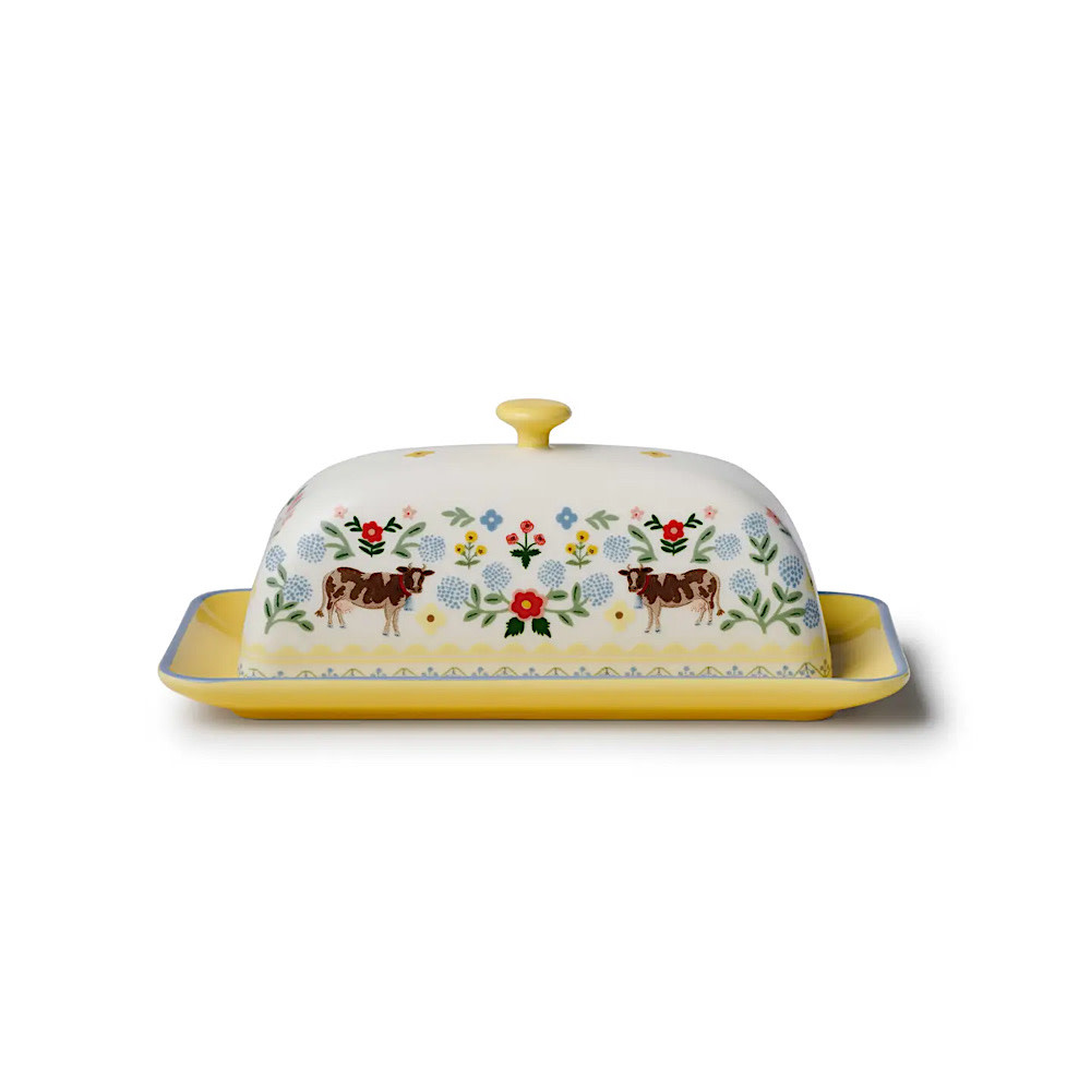 Rifle Paper Co. - Porcelain Butter Dish