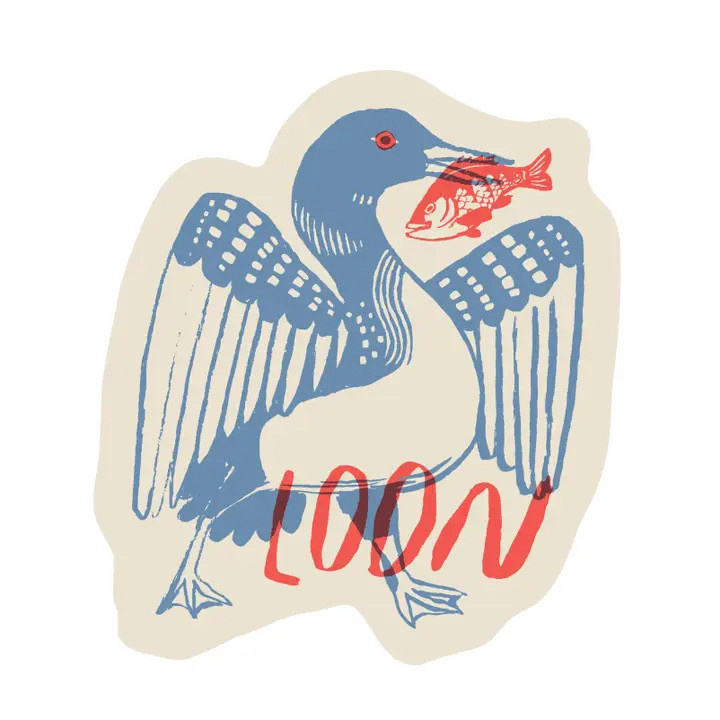 Bird Collective Bird Collective Sticker - Loon
