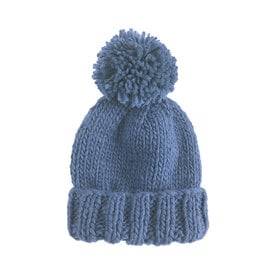 The Blueberry Hill The Blueberry Hill Baby Hat Classic Pom - Blue
