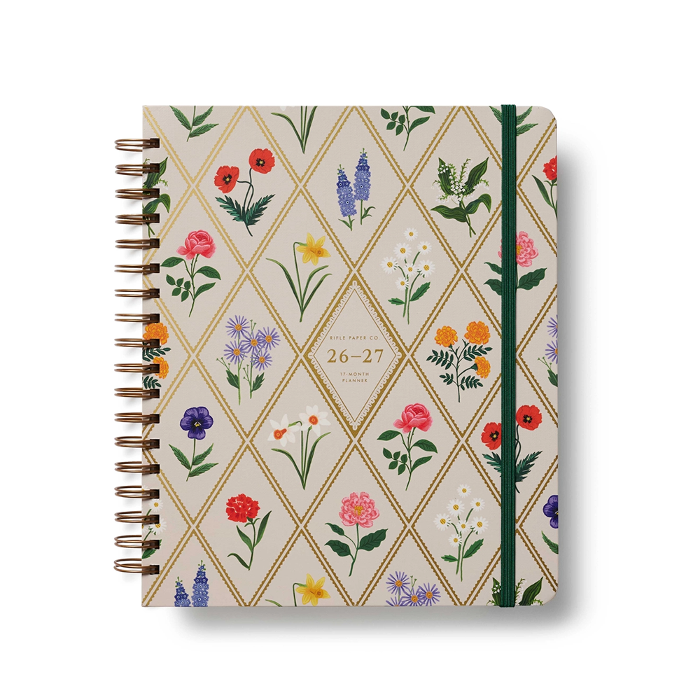 Rifle Paper Co. Rifle Paper Co. 2027 17 Month Spiral Planner - Garden Study