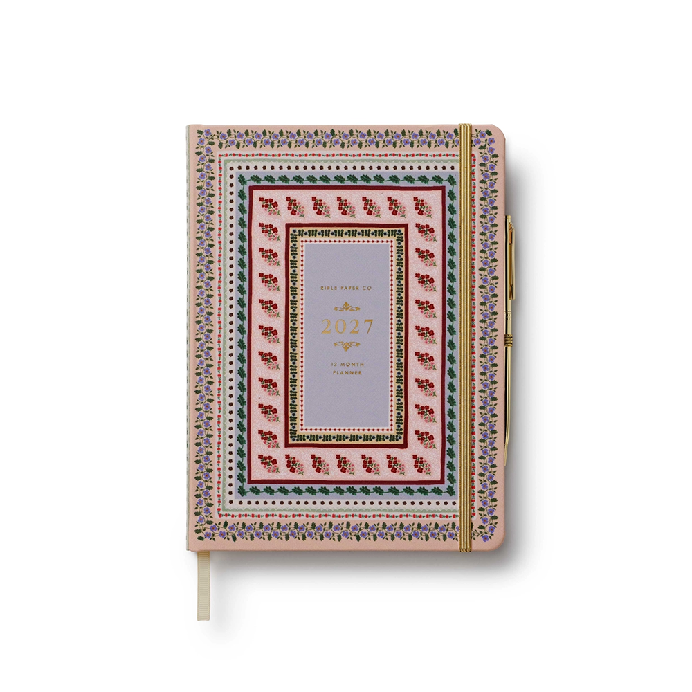 Rifle Paper Co. 2027 12 Month Planner with Pen - Paisley