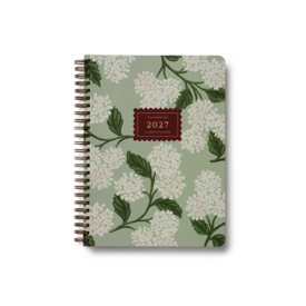 Rifle Paper Co. Rifle Paper Co. 2027 12 Month Spiral Planner - Sage Hydrangea
