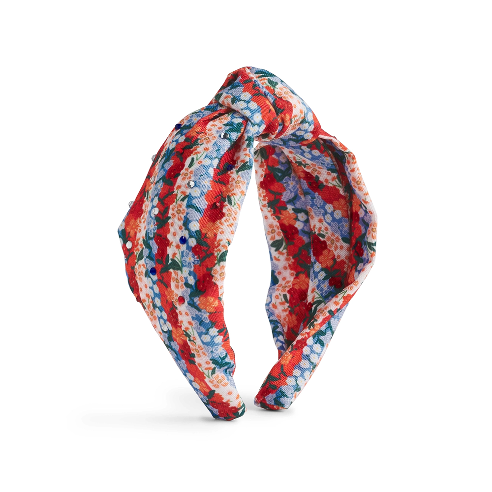 Rifle Paper Co. Rifle Paper Co. Knotted Embellished Headband - Americana Stripe