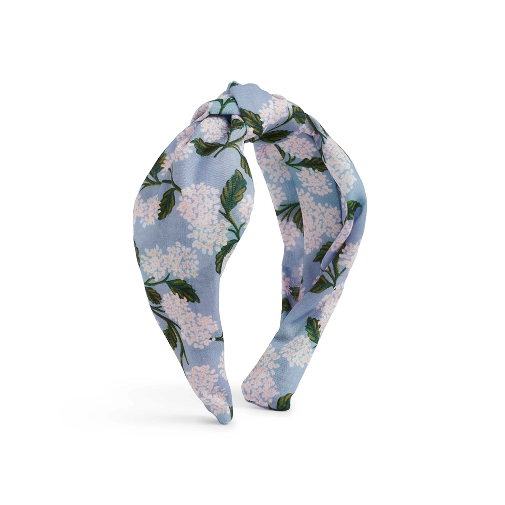 Rifle Paper Co. Knotted Headband - Blue Hydrangea